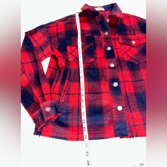 entro  Plaid Shacket Size‎ Small - Picture 5 of 9